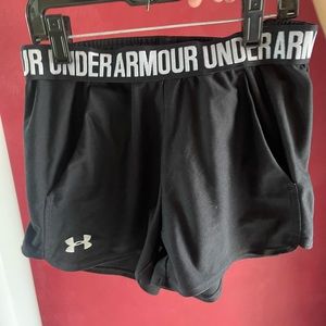 black under armor size women small shorts